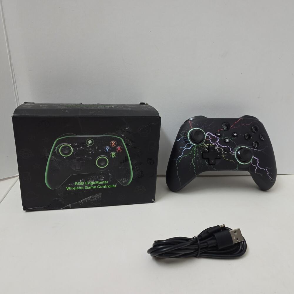 RGB EdgeMaster Wireless Game Controller for Nintendo Switch Or PC ++ New